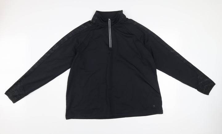St. Bernard Dunnes Stores Men’s Black XL 1/2 Zip Pullover Sweatshirt