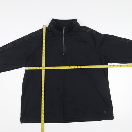 St. Bernard Dunnes Stores Men’s Black XL 1/2 Zip Pullover Sweatshirt
