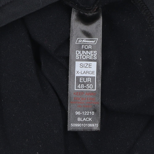 St. Bernard Dunnes Stores Men’s Black XL 1/2 Zip Pullover Sweatshirt
