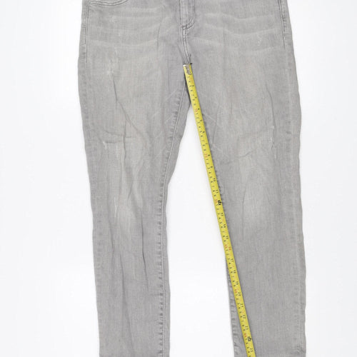 Gap 1969 Grey Slim Straight Leg Jeans Unisex Adults Size 30R