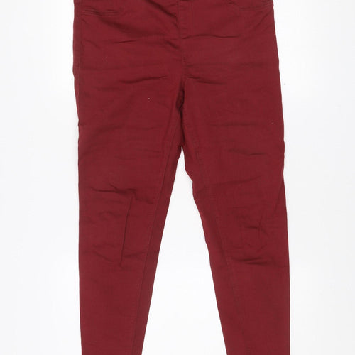 Marks and Spencer Women’s Red Size 14 Skinny Slim Jeans