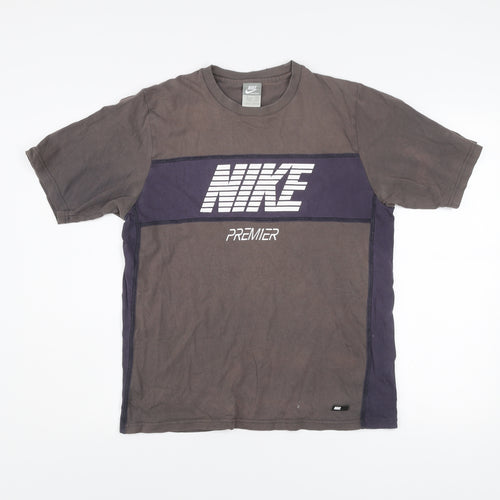 Nike Men’s Grey M Graphic Sports T-Shirt Short Sleeve Cotton
