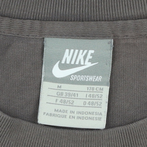 Nike Men’s Grey M Graphic Sports T-Shirt Short Sleeve Cotton