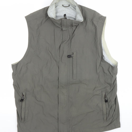Marks and Spencer Mens Green Waistcoat Bodywarmer L 41in Chest