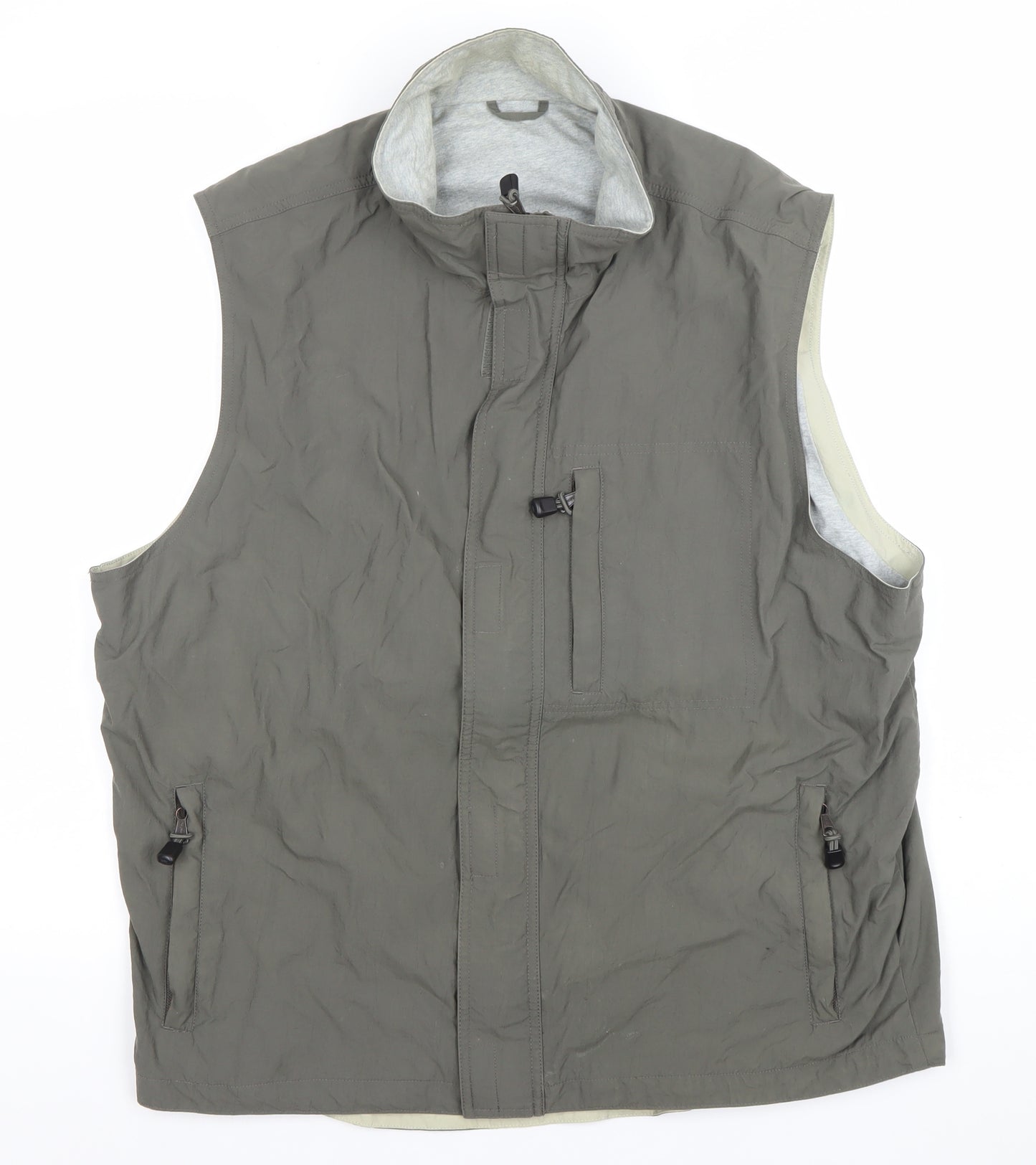Marks and Spencer Mens Green Waistcoat Bodywarmer L 41in Chest