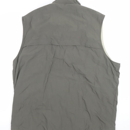 Marks and Spencer Mens Green Waistcoat Bodywarmer L 41in Chest
