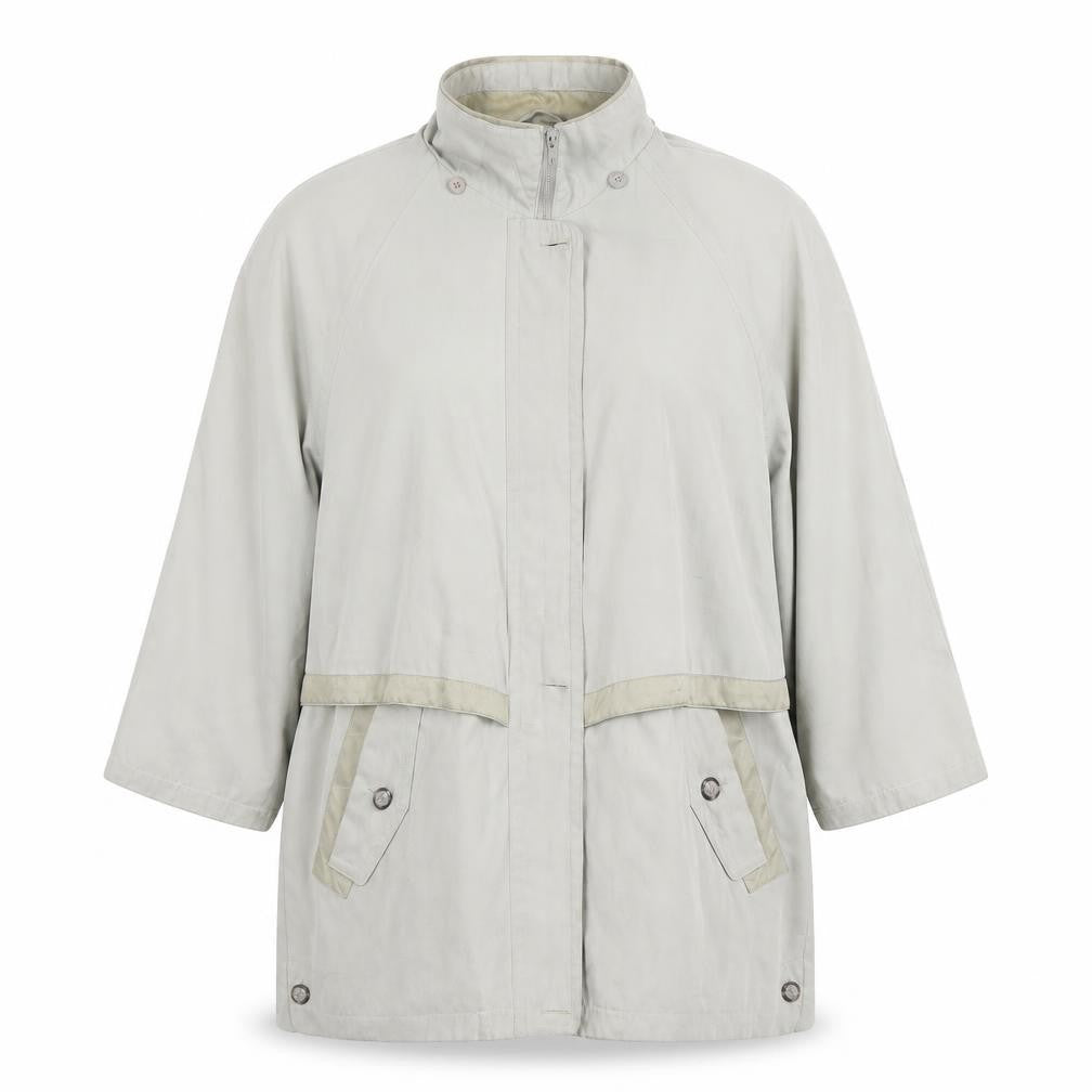 Front view of Compliments Women’s Beige, size UK 16, Mid-Length Overcoat with Pockets