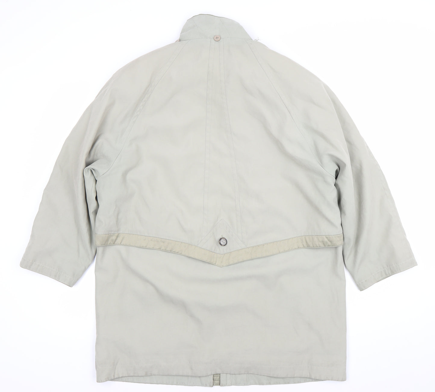 Compliments Women’s Beige Size 16 Mid-Length Overcoat with Pockets