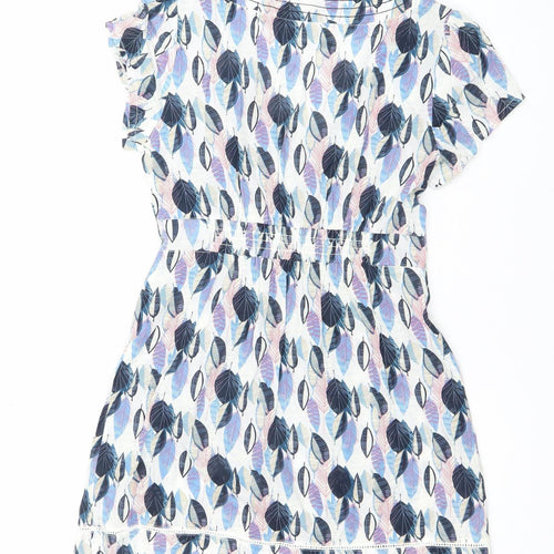 Mantaray Women’s Multicoloured Size 8 Cotton Shirt Dress