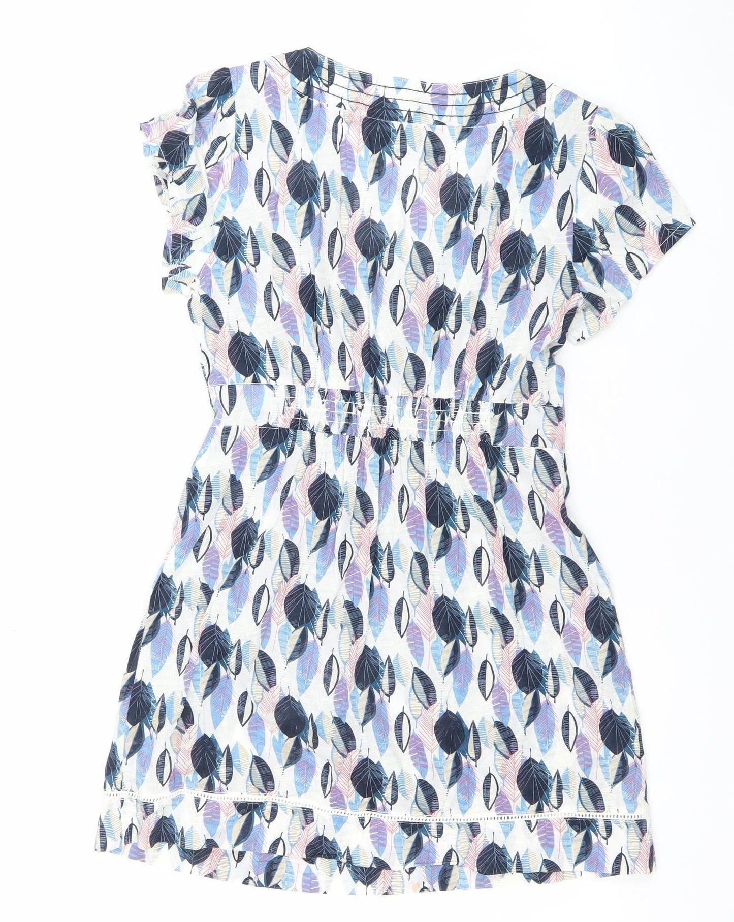 Mantaray Women’s Multicoloured Size 8 Cotton Shirt Dress