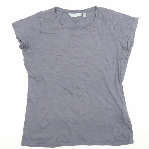 Regatta Womens Grey 100% Cotton Crew Neck Short Sleeve T-Shirt UK 14