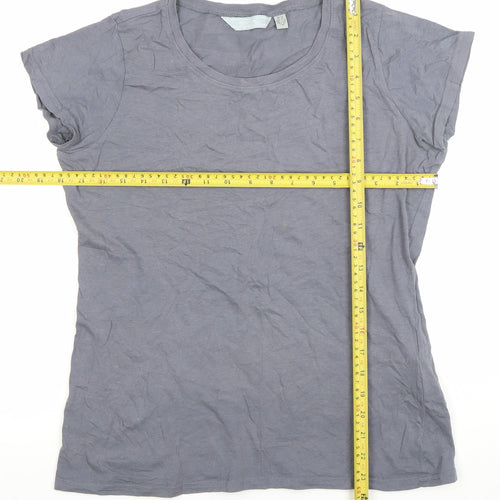 Regatta Womens Grey 100% Cotton Crew Neck Short Sleeve T-Shirt UK 14