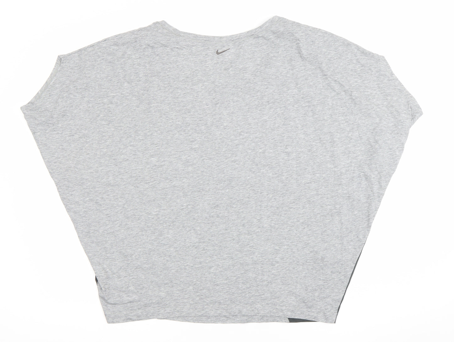 Nike Womens Grey XL Dri-Fit Relaxed Fit Activewear T-Shirt