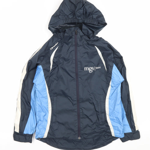 O'Neills Boys Blue Hooded Windbreaker Jacket Age 9-10 Years Sports Zip