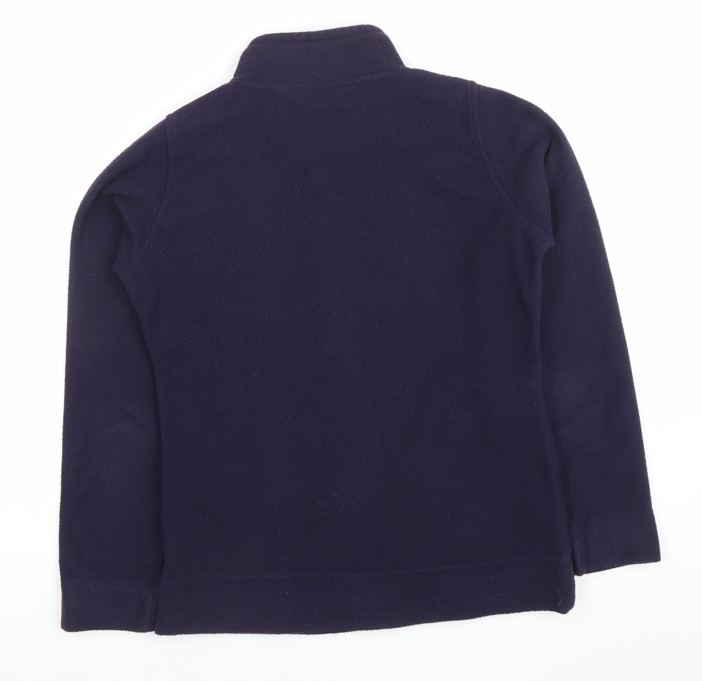 Isle Essentials Women’s Blue Fleece Full Zip Jacket Size S 10-12