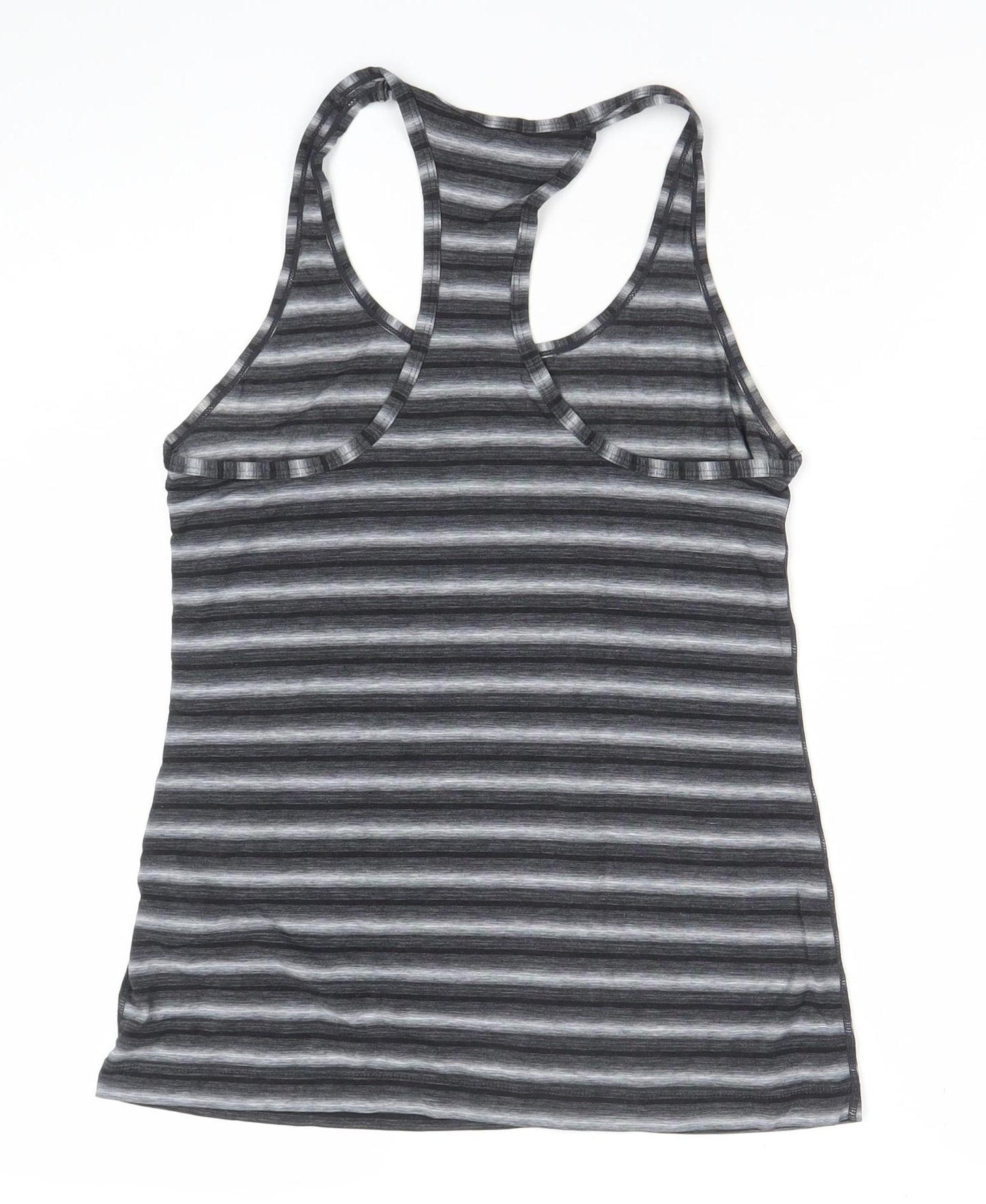 Gap Women’s Grey Striped Racerback Tank Top Slim Fit Size S