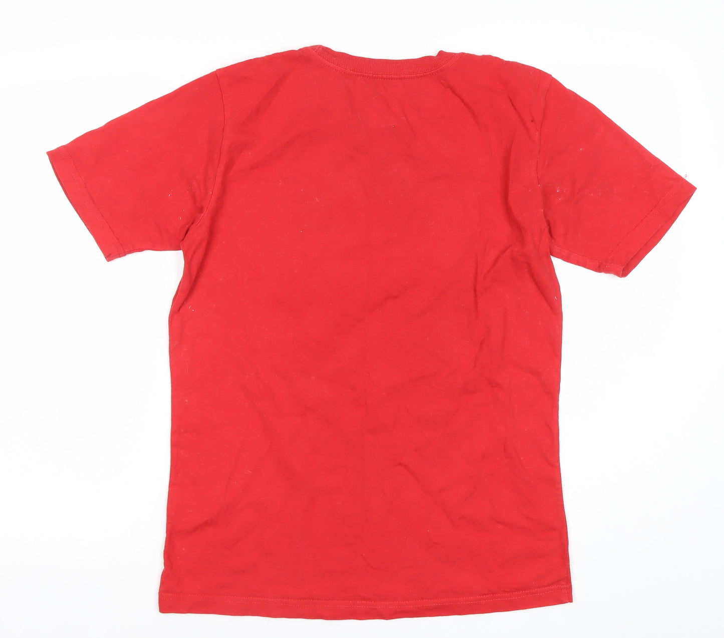 DC Shoes Boys Red Graphic Logo T-Shirt Youth XL 16 Years Skate Tee