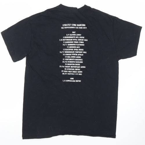 Gildan Men's Black Strictly Come Dancing Tour 2019 T-Shirt Size M