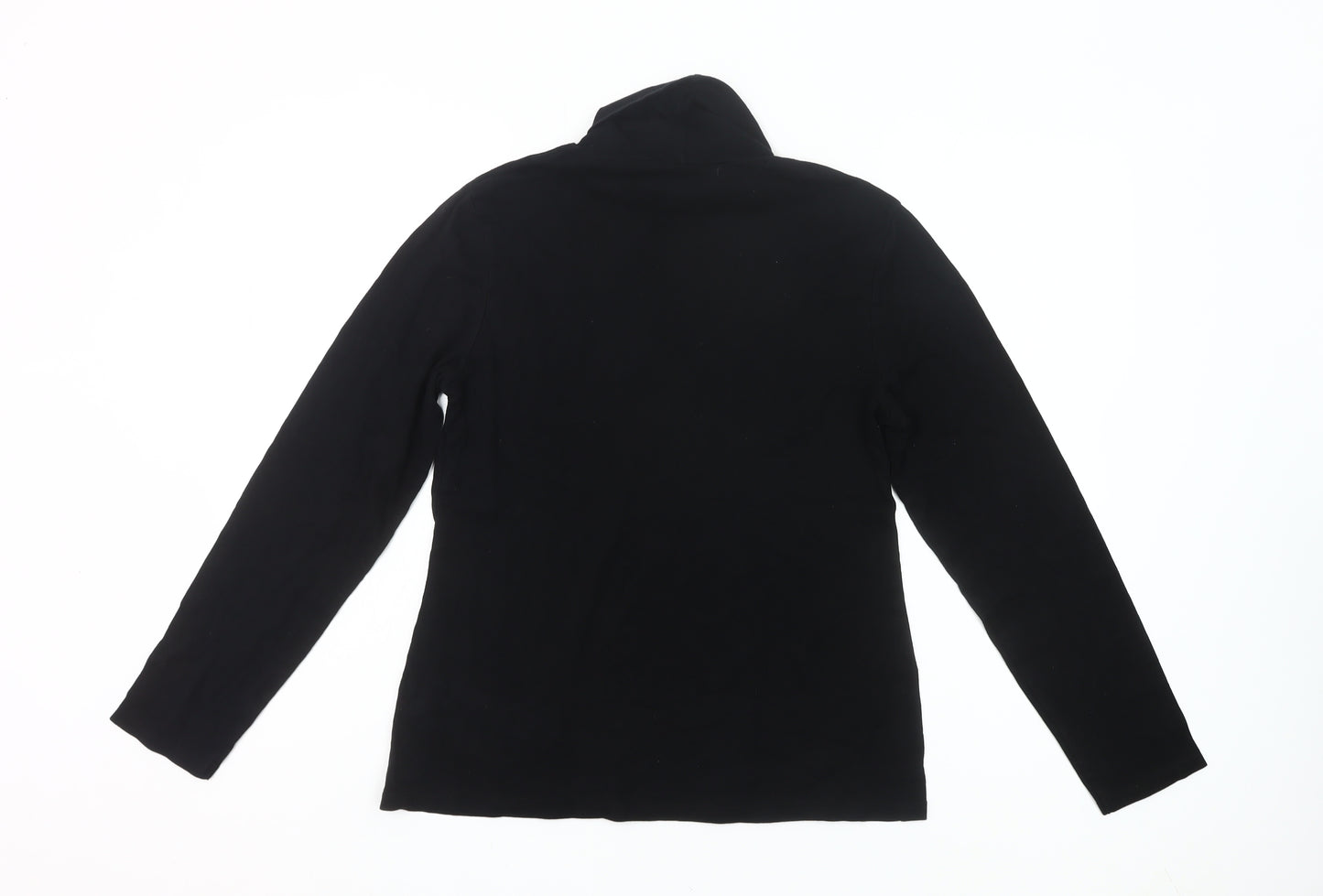 Dorothy Perkins Women’s Black Roll Neck Cotton Long Sleeve UK18