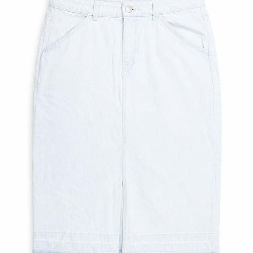 Marks and Spencer Girls Blue Denim Knee Length Pencil Skirt 13-14Y