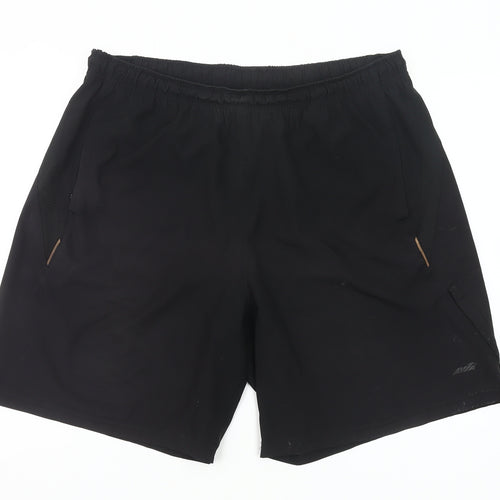 Avia Men’s Black XL Athletic Gym Training Shorts