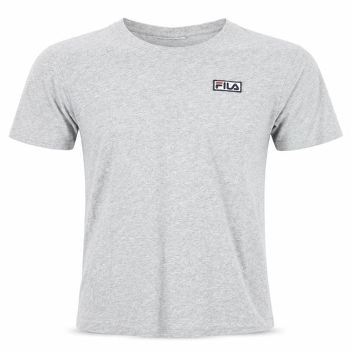 FILA Men's Grey Small Crew Neck Short Sleeve Cotton T-Shirt