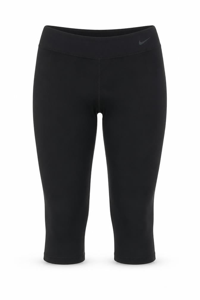 Front view of Nike Teens Black XL Dri-Fit Athletic Training Shorts