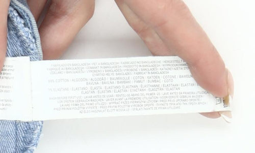 Denim Co Girls Blue Cut-Off Denim Shorts 11-12Y Casual Summer