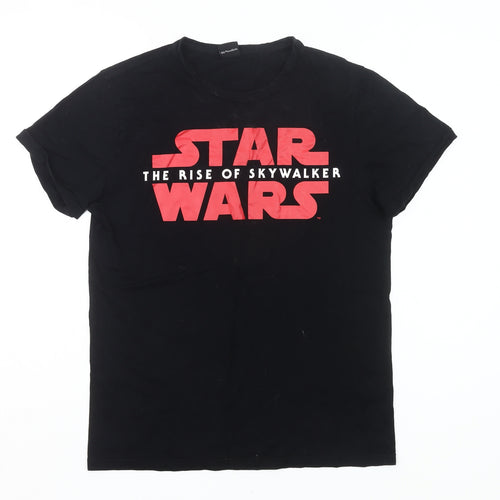 George Star Wars Men’s Black Small Crew Neck Graphic T-Shirt