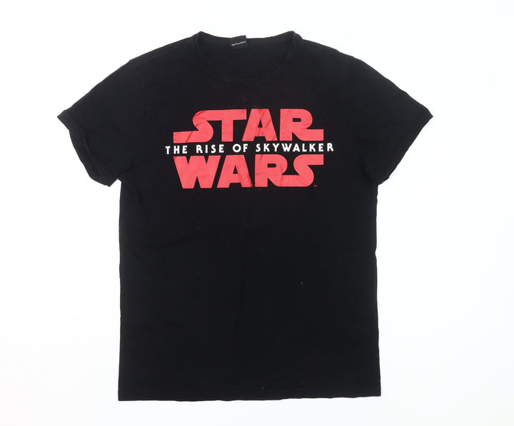 George Star Wars Men’s Black Small Crew Neck Graphic T-Shirt