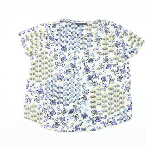 Marks and Spencer Women’s Multicoloured Floral T-Shirt UK 18