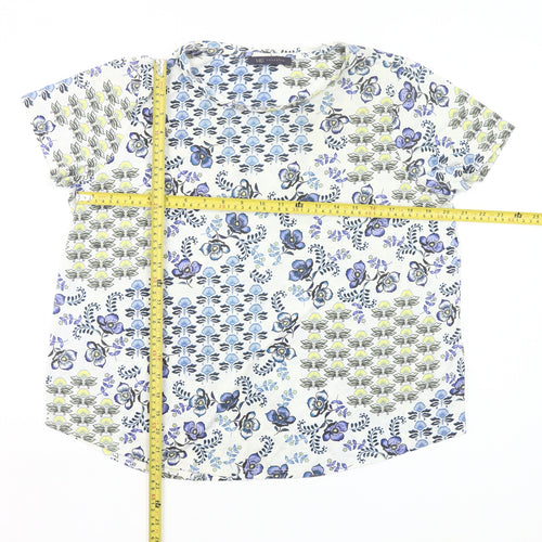 Marks and Spencer Women’s Multicoloured Floral T-Shirt UK 18