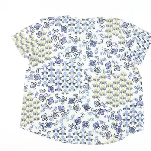 Marks and Spencer Women’s Multicoloured Floral T-Shirt UK 18