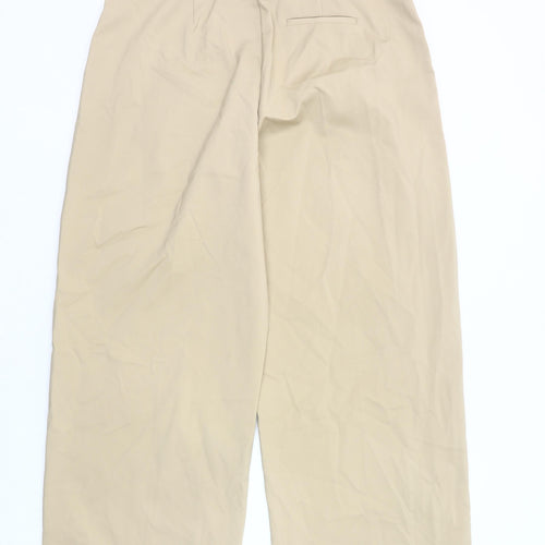 Marks and Spencer Women’s Beige Chino Wide Leg Trousers Size 18
