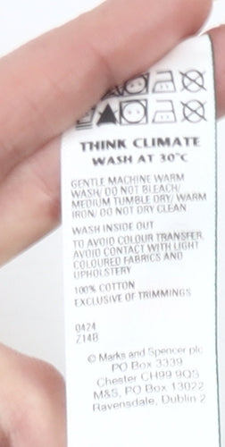 Marks and Spencer Boys Green Chino Shorts 7-8 Years Adjustable Waist