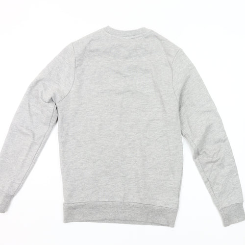 Firetrap Men's Grey Graphic Sweatshirt Crew Neck Pullover Size S