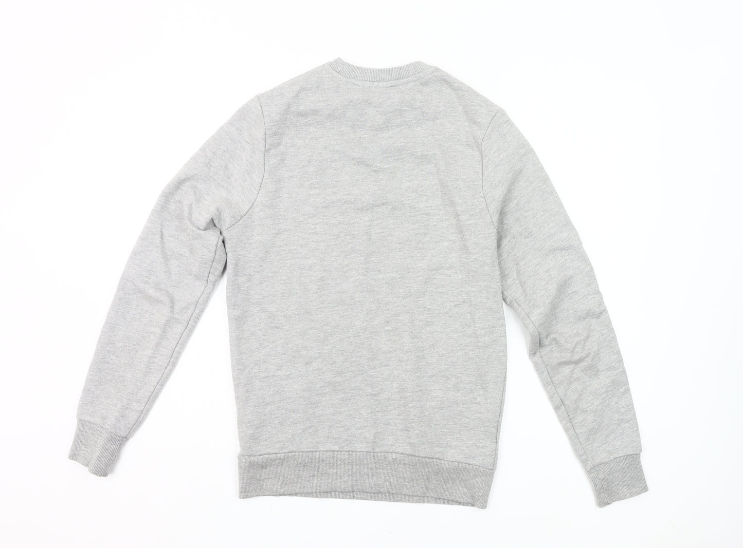 Firetrap Men's Grey Graphic Sweatshirt Crew Neck Pullover Size S