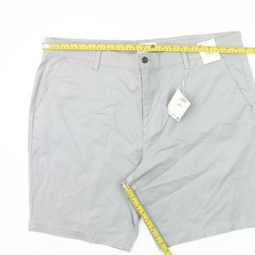 Marks and Spencer Men’s Grey 44 Chino Shorts Cotton Stretch
