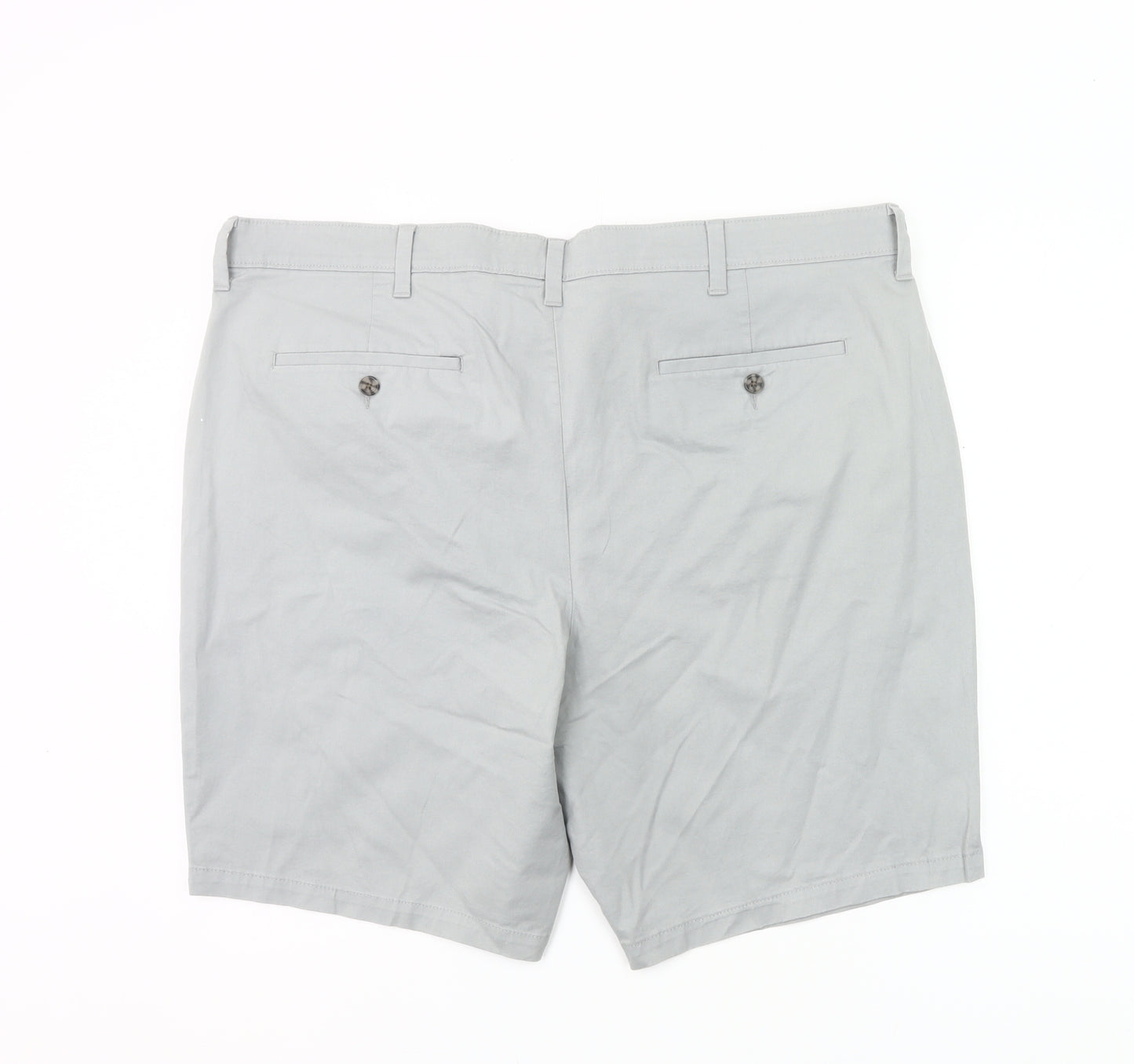 Marks and Spencer Men’s Grey 44 Chino Shorts Cotton Stretch