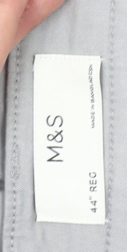 Marks and Spencer Men’s Grey 44 Chino Shorts Cotton Stretch