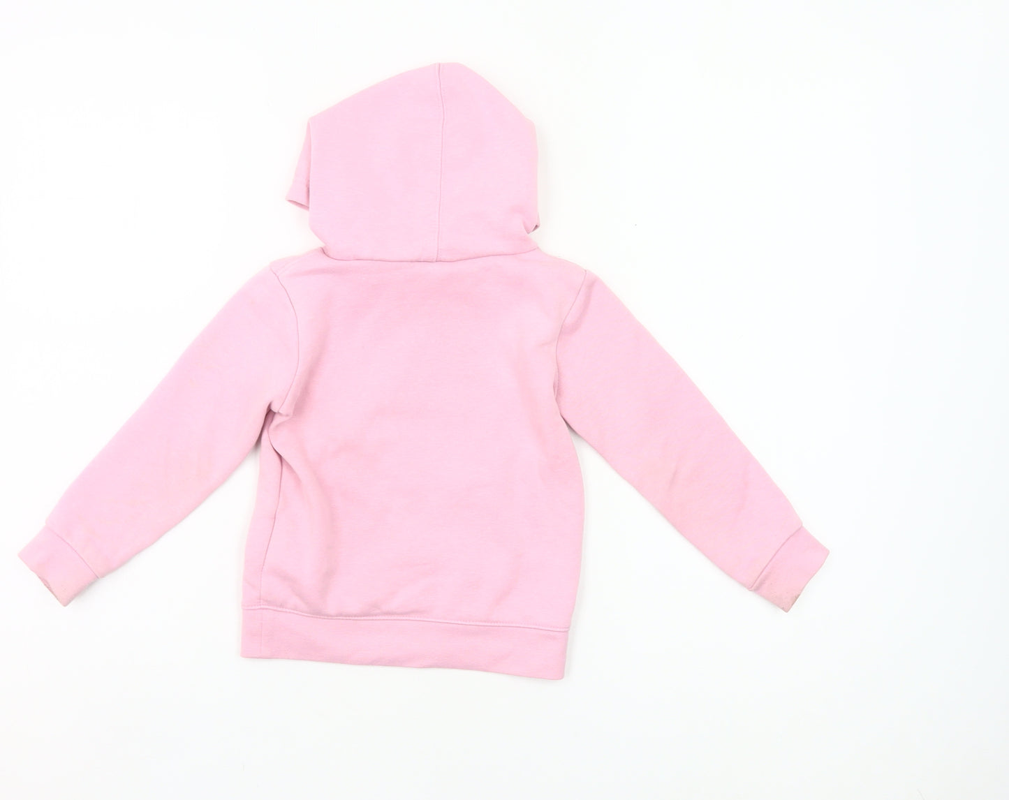 Nike Girls Pink Pullover Hoodie 2-3 Years Logo Fleece Sweatshirt
