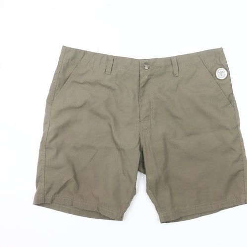 Nisko Men’s Green 2XL Chino Shorts Casual Cotton