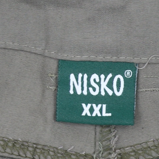Nisko Men’s Green 2XL Chino Shorts Casual Cotton