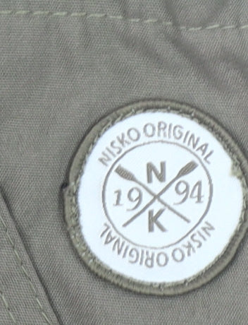 Nisko Men’s Green 2XL Chino Shorts Casual Cotton