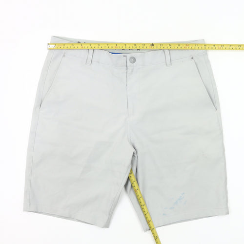Puma Mens Grey Chino Shorts Size 24 Regular Fit Casual Summer