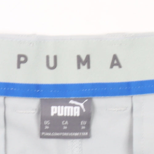 Puma Mens Grey Chino Shorts Size 24 Regular Fit Casual Summer