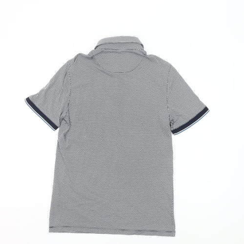 Ted Baker Men's Grey Polo Shirt Size S Short Sleeve Cotton