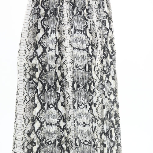 Modissima Womens Snake Print Pleated Midi Skirt Size 12