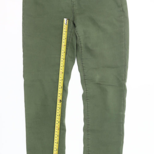 Dunnes Stores Women’s Green Skinny Jeans Size 8 Slim Stretch