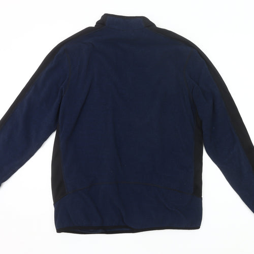 Dunnes Stores Men’s Blue 1/4 Zip Fleece Sweatshirt Small